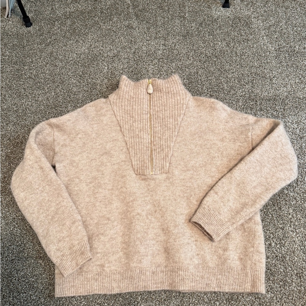 Sezane Beige Sweater